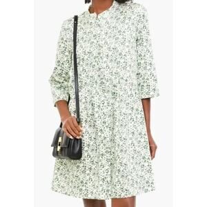 Tuckernuck Royal Shirt Dress in Ditsy Meadow Green Floral Women’s Sz. XS